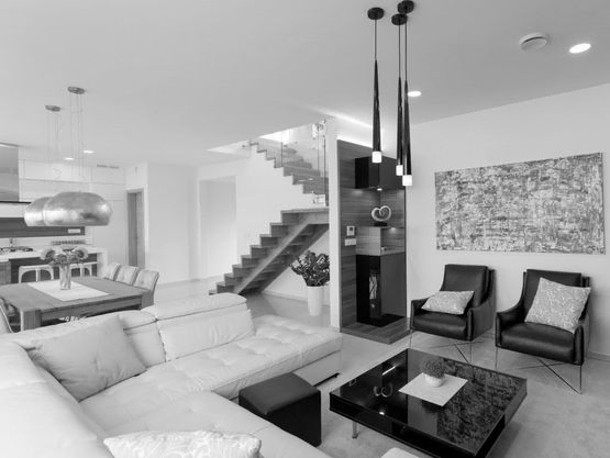 Decoración y reforma de piso moderno