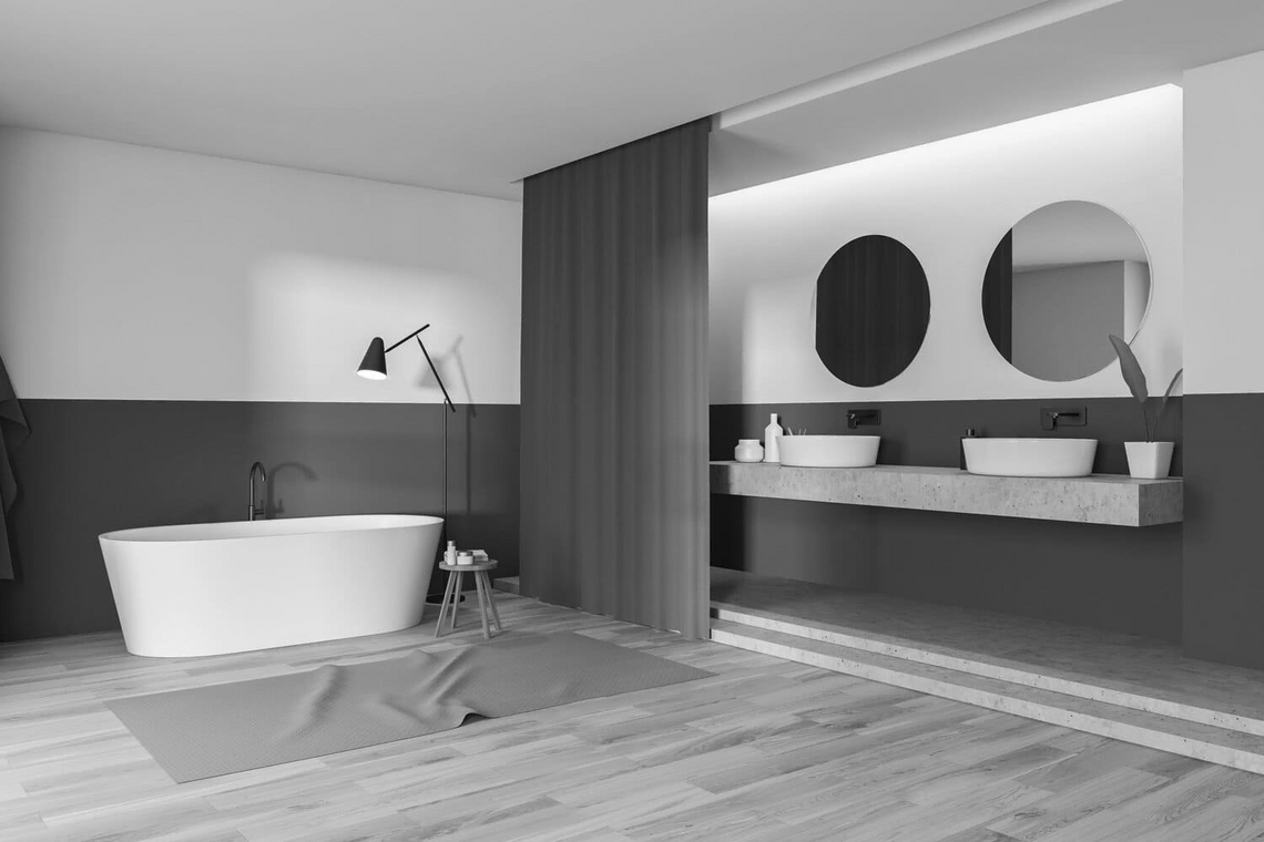 Decoración y reforma de piso moderno